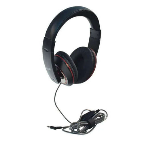 Califone 2021AV Deluxe Stereo Headphones for education, inline volume control, ideal bulk school headphones.