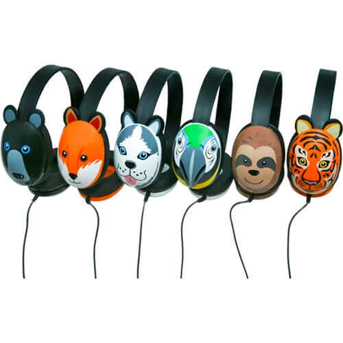 Califone Listening First stereo headphones with 2-layered cord for classroom use