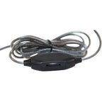 close up view of volume control of Califone Listening First stereo headphones with 2-layered cord for classroom use