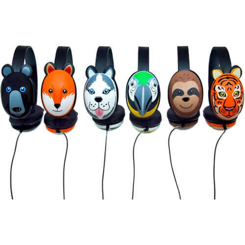 Califone Listening First stereo headphones with 2-layered cord for classroom use