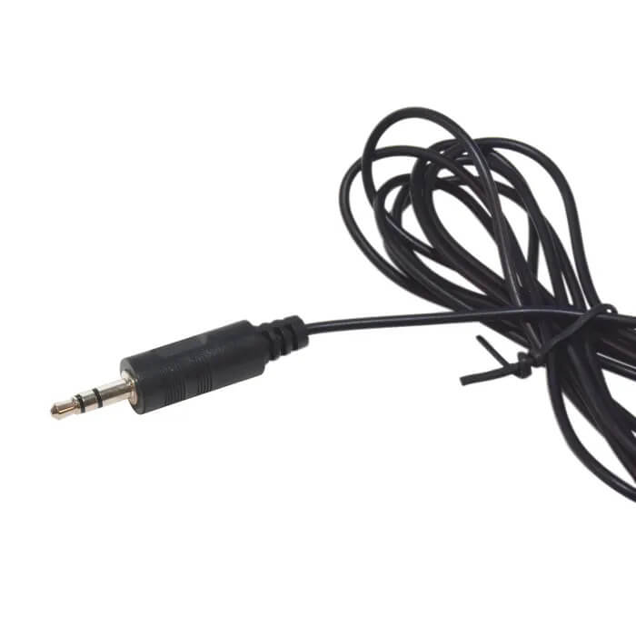 3.5mm audio plug for Califone CA-2 lightweight headphones, ideal for classroom and educational use.