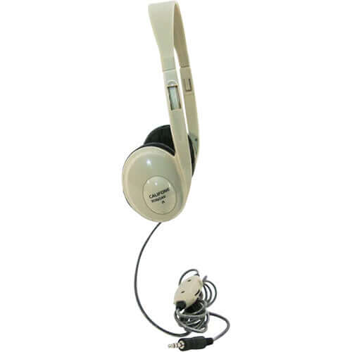 Califone 3060AV-CT over-ear stereo headphones for learning and testing