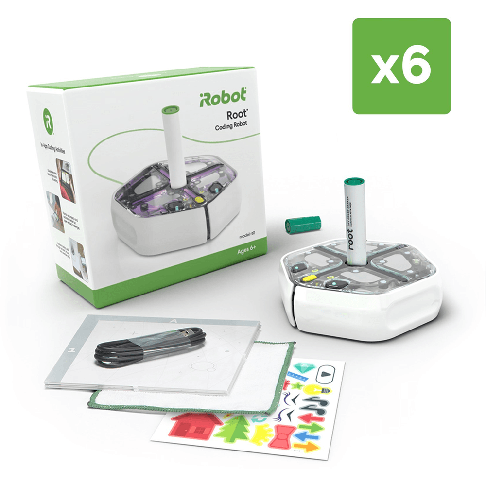 iRobot Root Lite Coding Robot Classroom Pack – 6 Pack