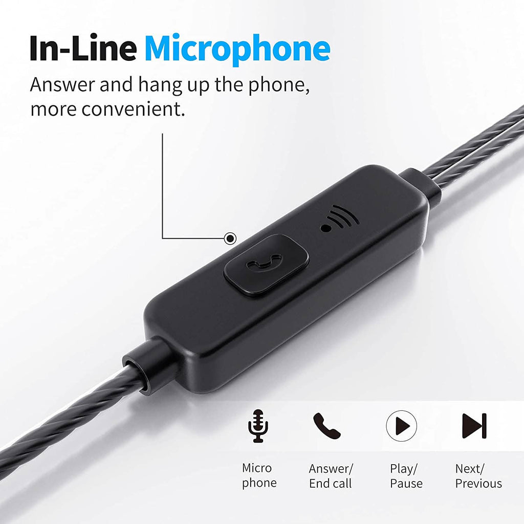 5-Pack Classroom Earbuds with Microphone (3.5mm)
