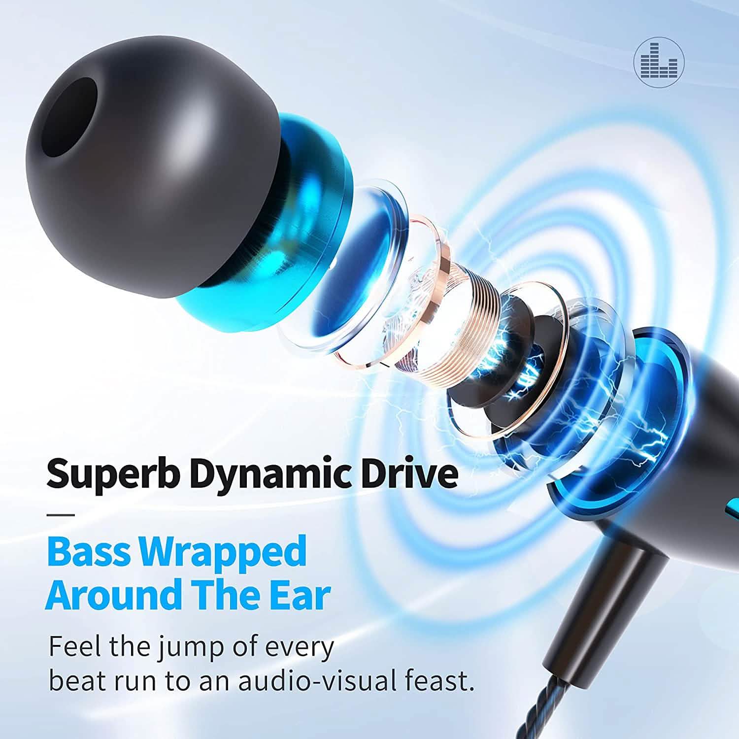 5-Pack Classroom Earbuds with Microphone (3.5mm)