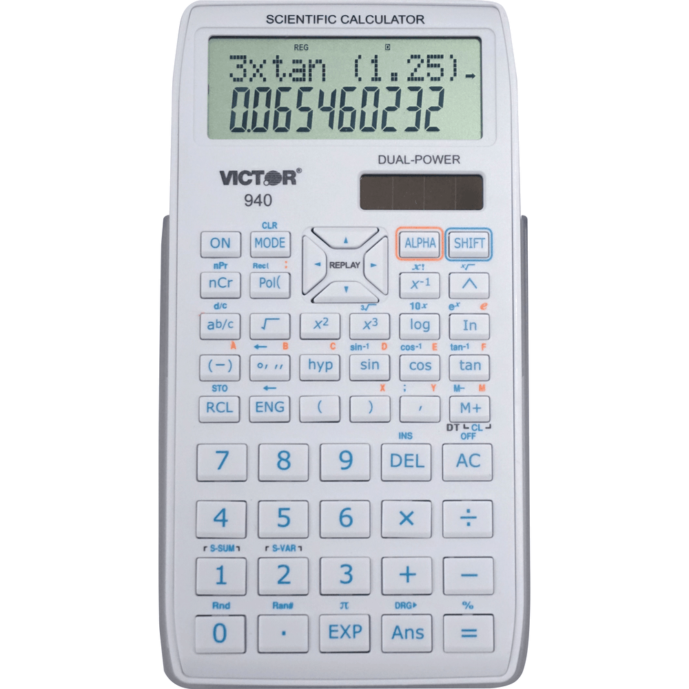 Victor 940 scientific calculator with essential math functions and clear display for school and everyday calculations