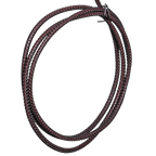 Detail view of headset cable on POWRT ACHPMBLK black wired headset