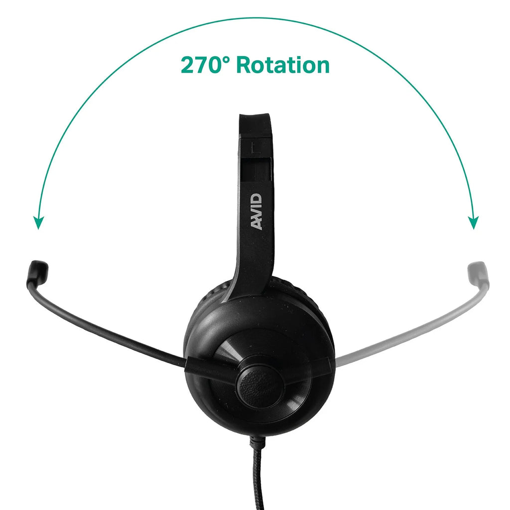 AVID AE-15 USB-C Classroom Headset with Microphone