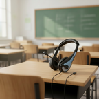 AVID AE-36 USB-A On-Ear Stereo Headset with Noise-Canceling Microphone
