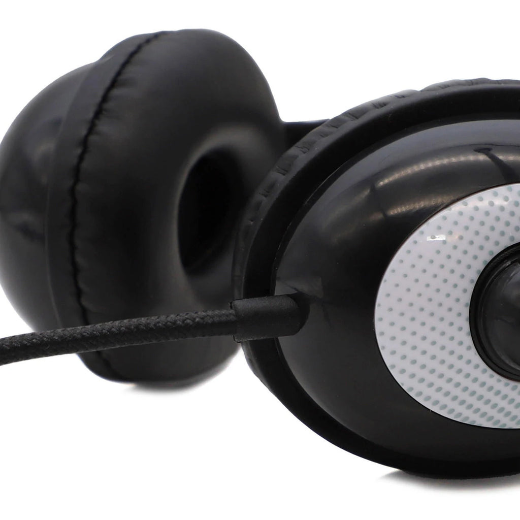AVID AE-36 USB-A On-Ear Stereo Headset with Noise-Canceling Microphone