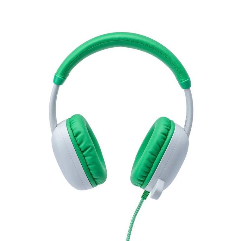 AVID WonderEars AP-400 kids headset, Green, USB-C, with KidCom mic