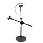 HamiltonBuhl Content Creators Set – LED Ring Light, Microphone & Tripod Kit