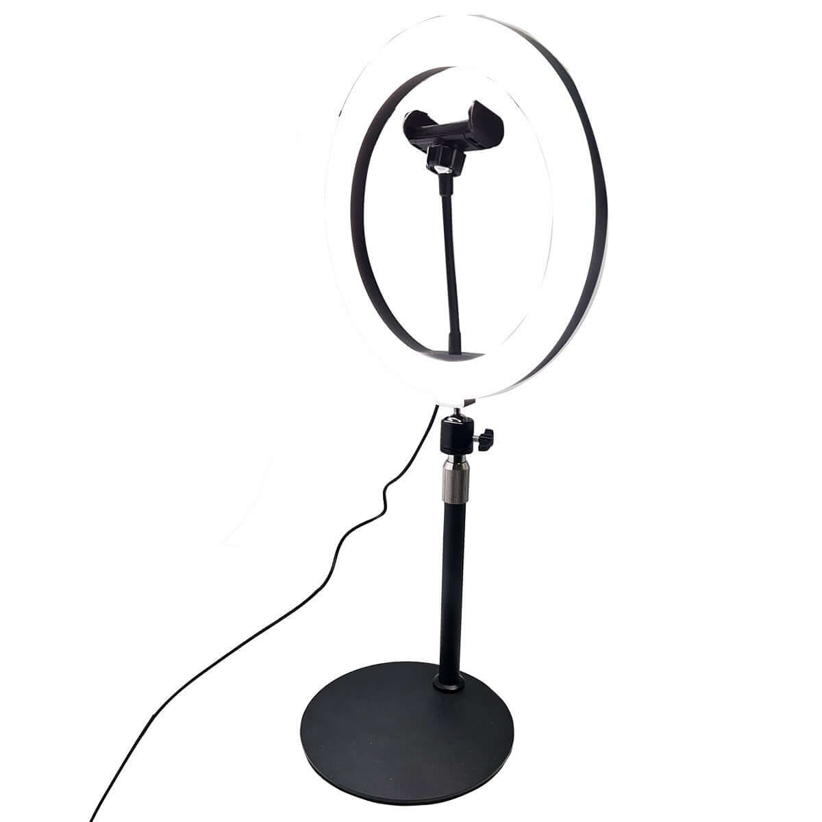 HamiltonBuhl Content Creators Set – LED Ring Light, Microphone & Tripod Kit