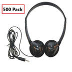 Califone CA-2 on-ear headphones in bulk pack for school use, designed for students with 3.5mm plug.