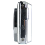 Side view of Silver HamiltonBuhl VividPro 18MP digital camera