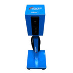 HamiltonBuhl PowerPost mobile charging tower powering multiple devices through AC, USB, and USB-C ports.