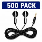 EB-100 School Earbuds with Microphone and TRRS Plug – 500 Pack