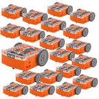 HamiltonBuhl Edison EDU coding robot kit orange, 20 pack classroom box