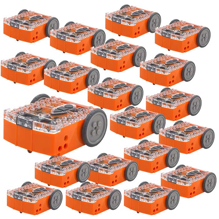 HamiltonBuhl Edison EDU coding robot kit orange, 20 pack classroom box