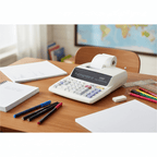Sharp EL-1197PIII Heavy-Duty 12-Digit Printing Calculator