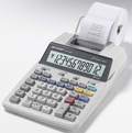 Sharp EL-1750V portable 12 digit printing calculator with compact design fast printing and large display for business use