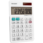 Sharp EL-377WB desktop calculator with extra large display and durable design for business and accounting tasks