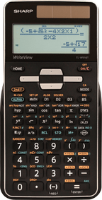 Sharp EL-W516TBSL advanced scientific calculator with WriteView display and multi line screen for math and science calculations