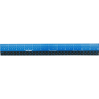 Victor EZ12PBL easy read plastic ruler 12 inch lightweight ruler with clear markings for accurate measuring