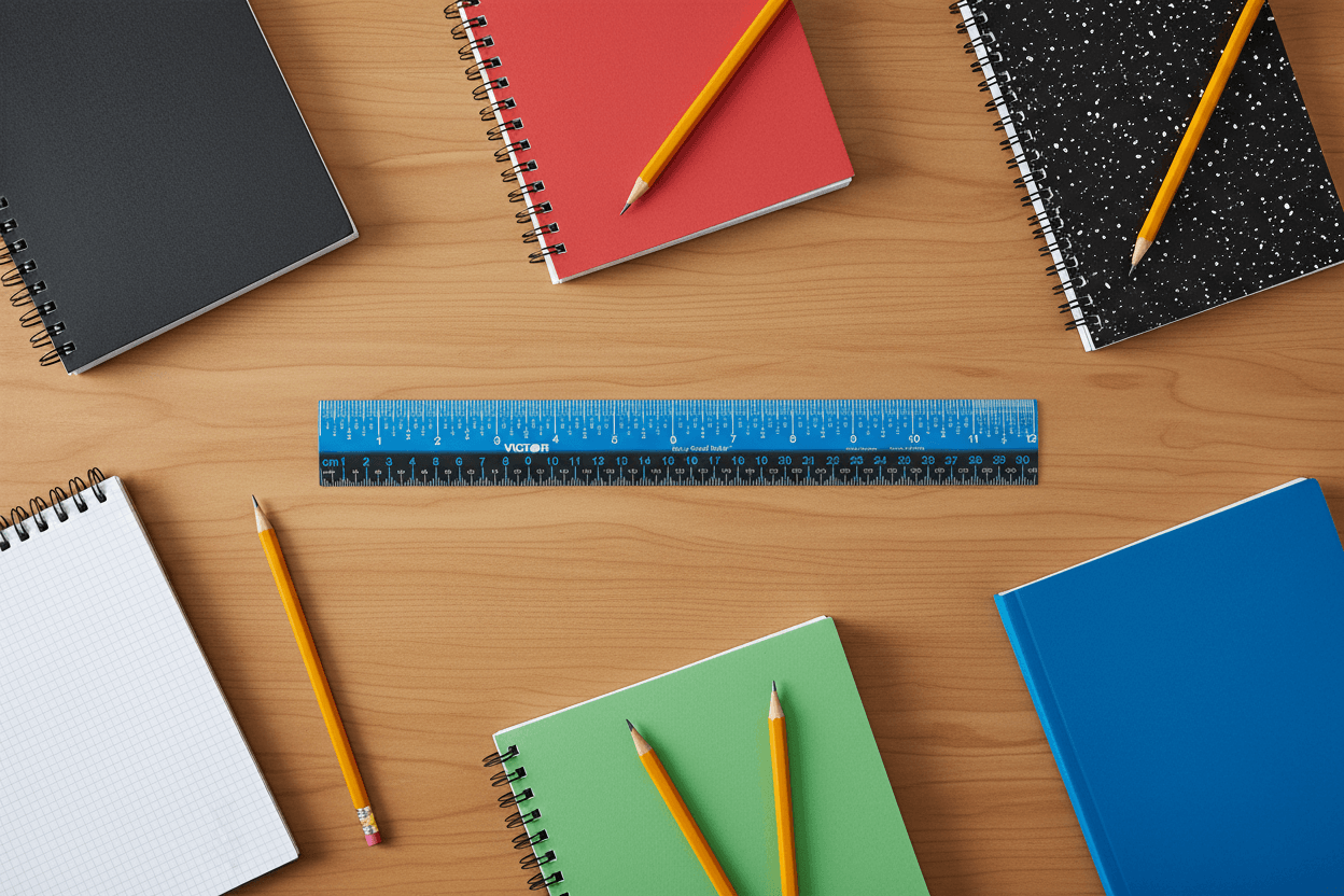 Victor EZ12PBL Easy Read Plastic Ruler