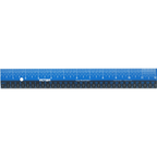 Victor EZ12SBL easy read stainless steel ruler 12 inch durable metal ruler with clear markings for precise measuring