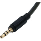 close up view of 3.5m trrs of Califone GS3000 headset