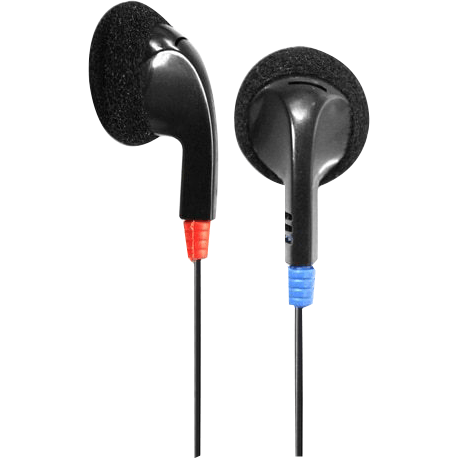 HamiltonBuhl Ear Bud Headphones - Stereo Classroom Earbuds with 3.5mm Plug