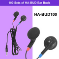 HamiltonBuhl Ear Buds with Foam Cushions – 100 Pack