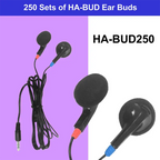 HamiltonBuhl Ear Buds with Foam Cushions – 250 Pack