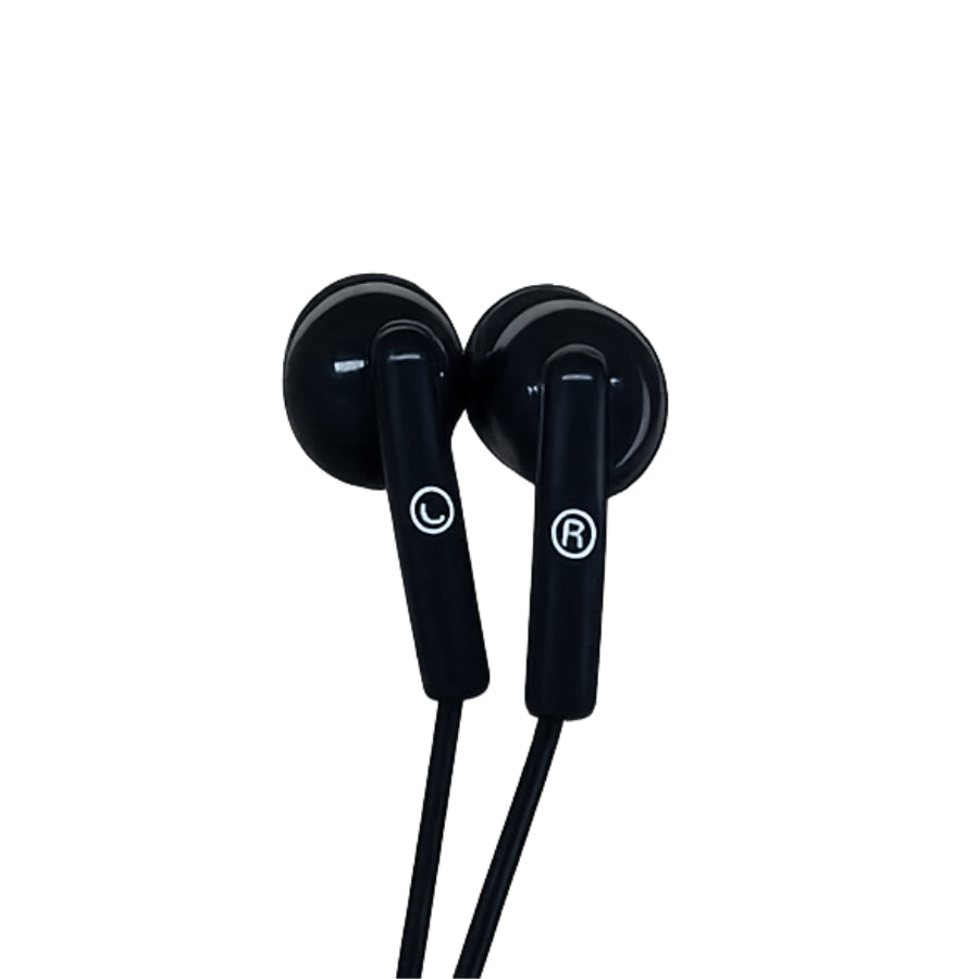 Rear view of 3.5mm audio plug on Hamilton silicone earbuds