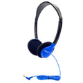 HamiltonBuhl SchoolMate HA2 personal on-ear headphones in blue