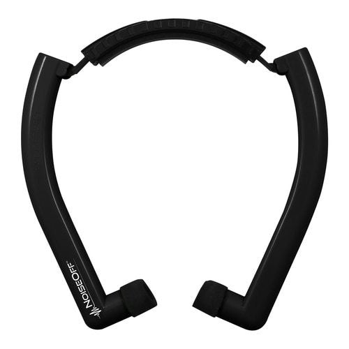 HamiltonBuhl NoiseOff black passive hearing protection earmuffs with 26dB noise reduction