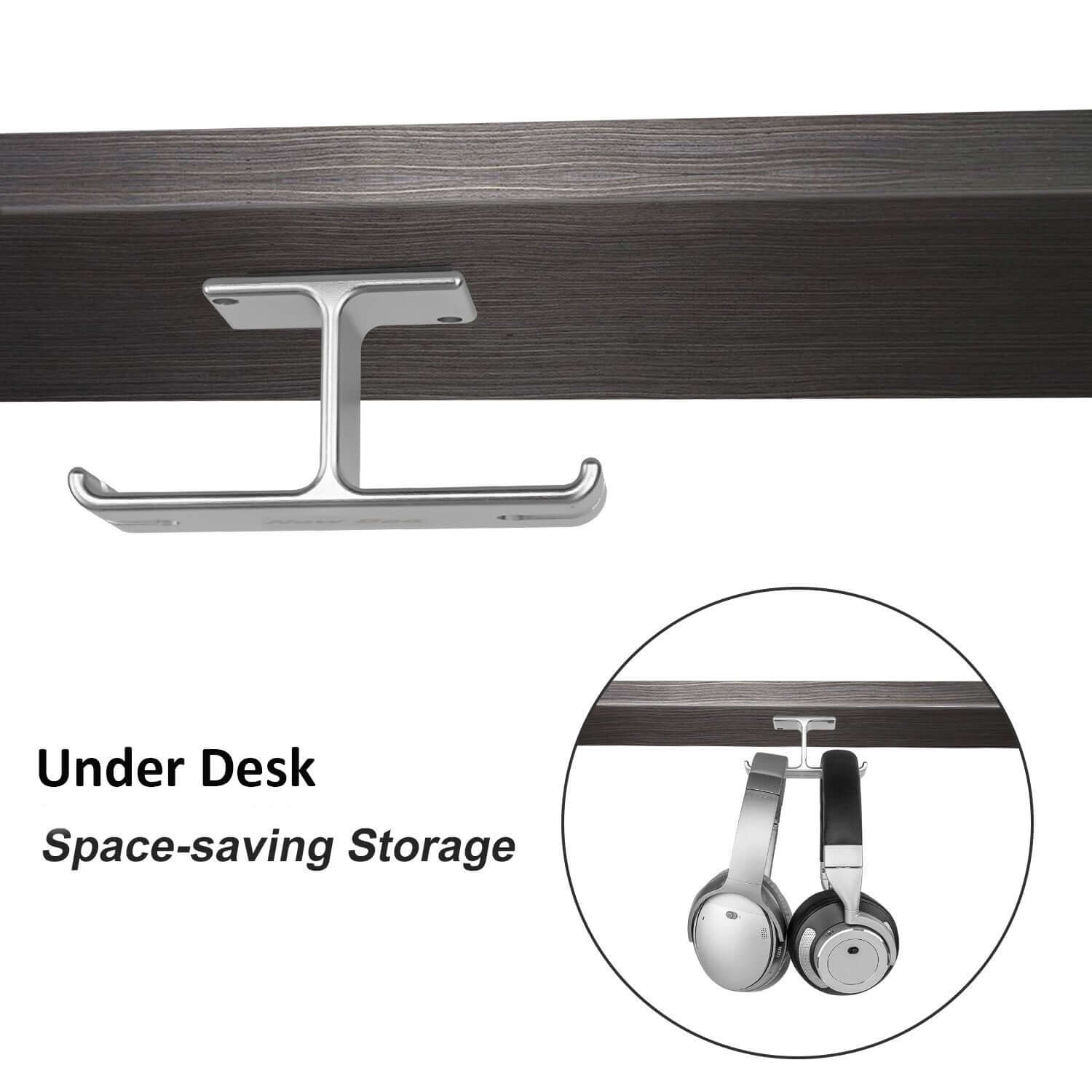 HamiltonBuhl HP-HOOK Hook-It! Dual Headphone/Headset Hanger