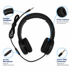 HS-100 Classroom Headset with In-Line Microphone