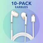HamiltonBuhl USB-C Ear Buds – 10 Pack