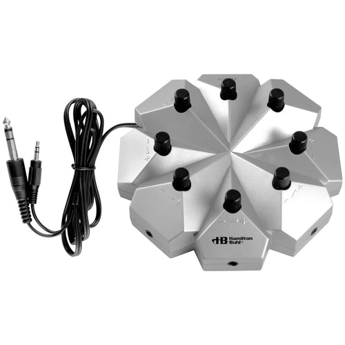 TRRS jackbox with 8-position stereo and mono headphone connections