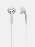 Koss KE5W wired in-ear earbuds in white with 3.5mm audio plug