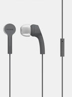 Koss KEB9i wired in-ear earbuds with inline microphone and 3.5mm audio plug in gray