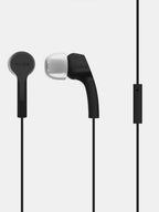 Koss KEB9i wired in-ear earbuds with inline microphone and 3.5mm audio plug in black