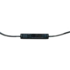 close up view of volume and mic control of Califone KH-08T on-ear headset with microphone