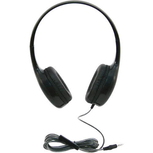 Califone KH-08T black on-ear headset with microphone for classroom use