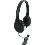 Side view of Califone KH-08 USB on-ear headphones with wired connection