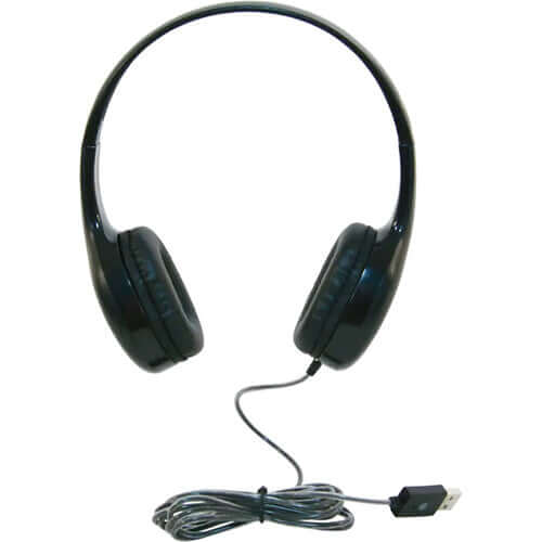 Califone KH-08 USB on-ear headphones with wired connection for classroom use