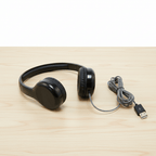 Califone KH-08 USB On-Ear Headphones – Classroom Stereo Headphones with USB Connector