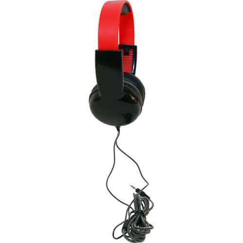 side view of Califone KH-12 black pre-K on-ear headphones